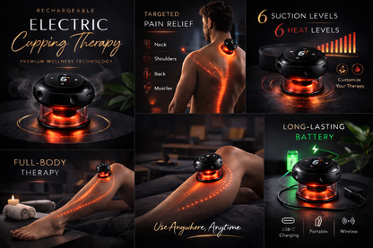 Premium Rechargeable Electric Vacuum Cupping Massager