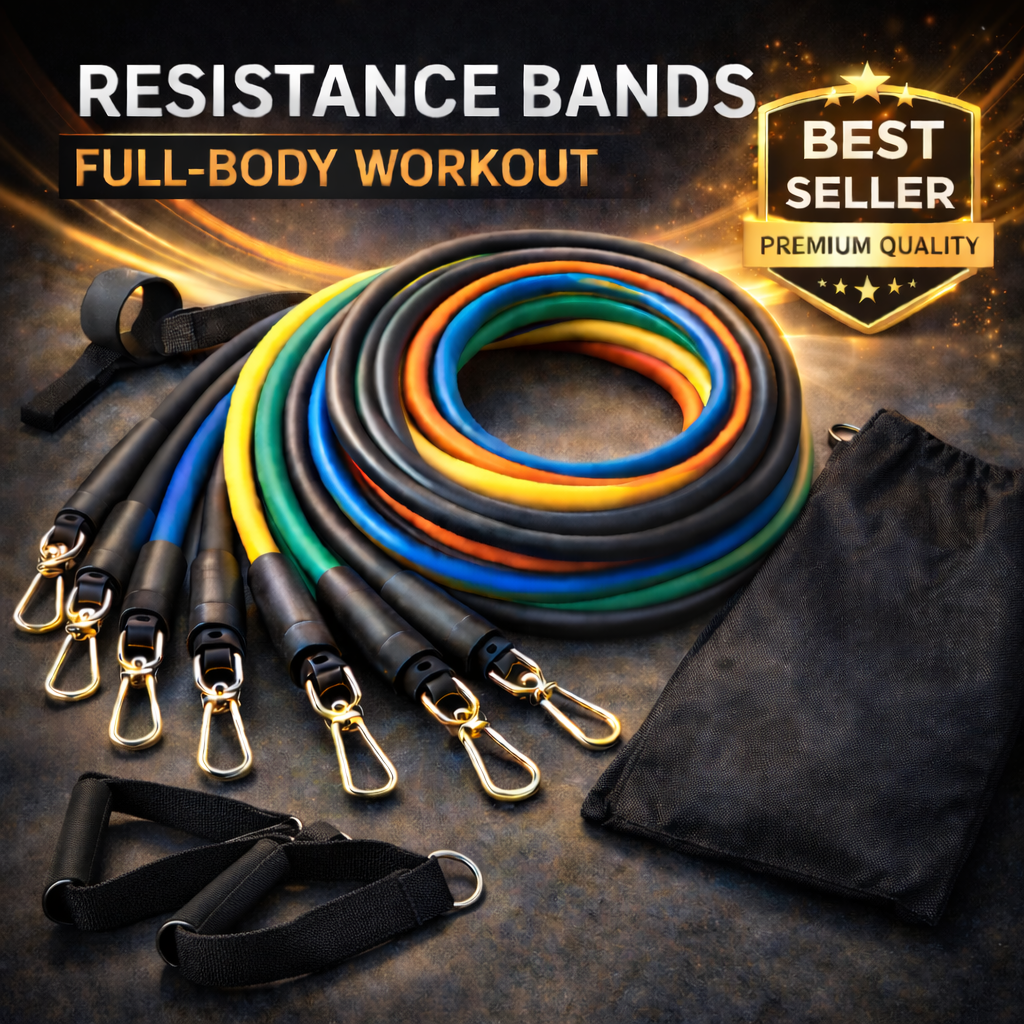 LuxeStrength™ Premium Resistance Band Kit
