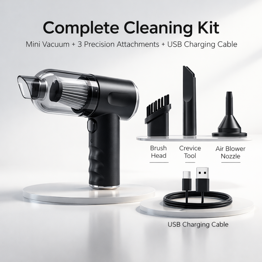 Powerful Cordless Mini Vacuum Cleaner (Limited)