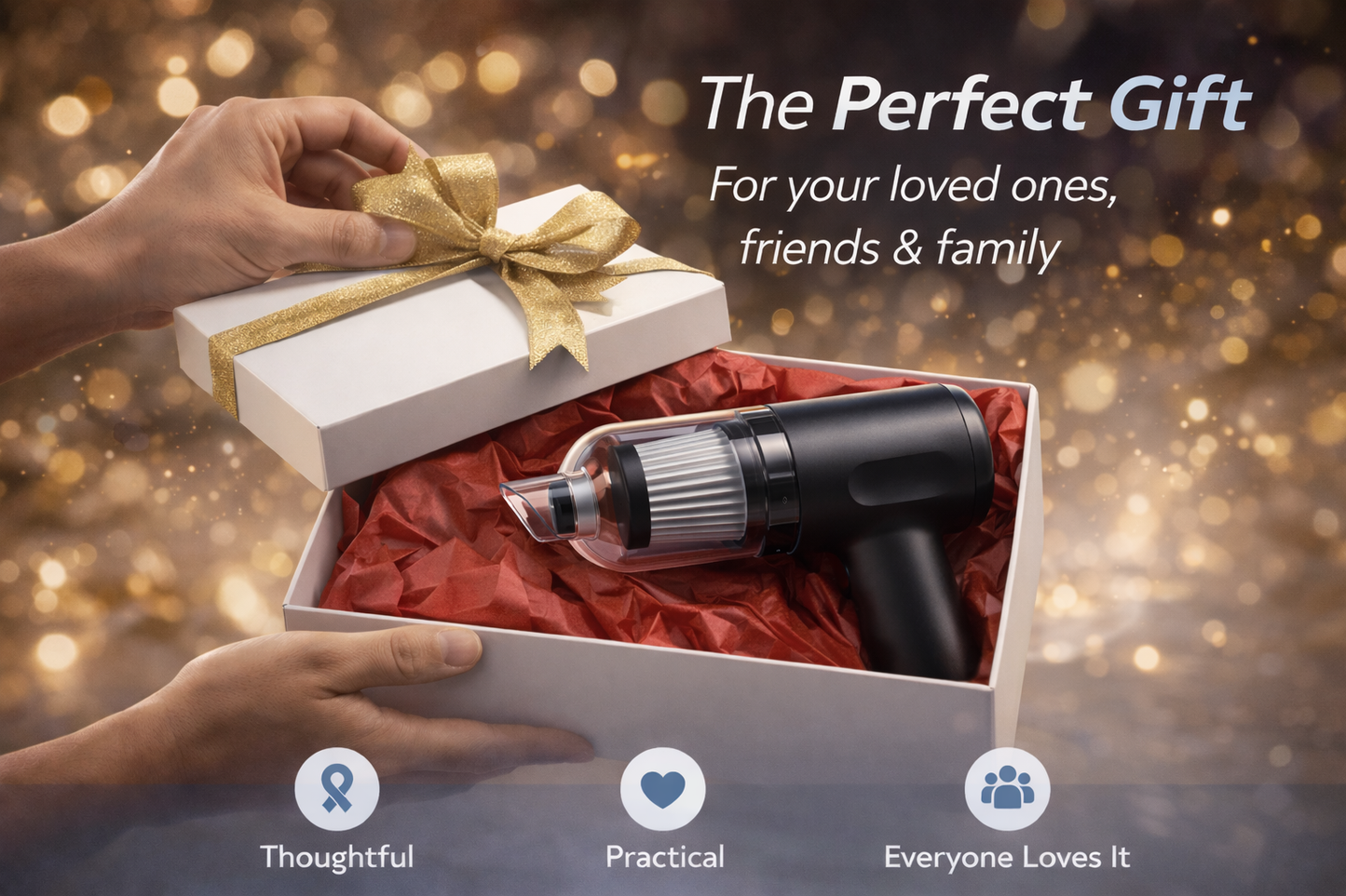 Powerful Cordless Mini Vacuum Cleaner (Limited)