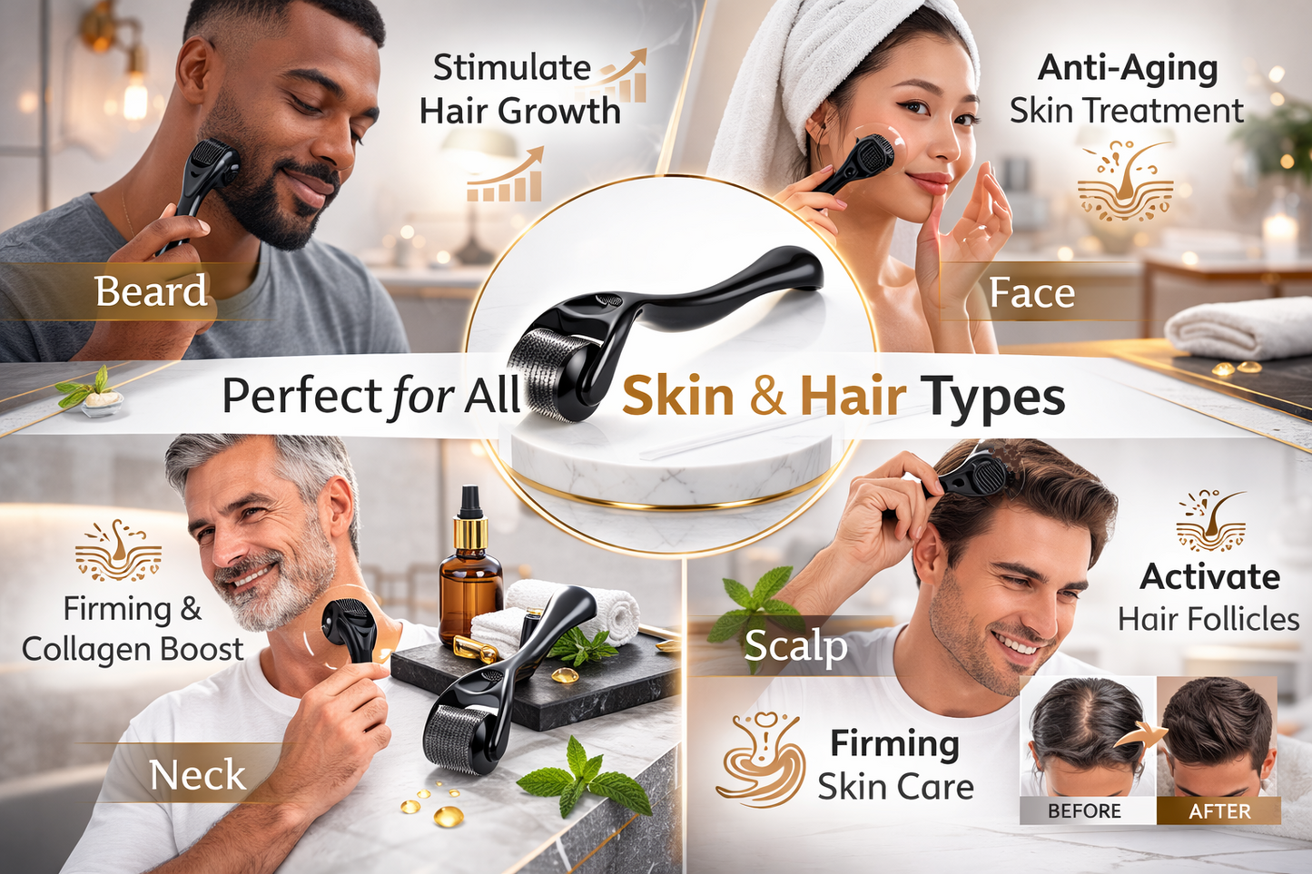 Premium Derma Microneedle Roller