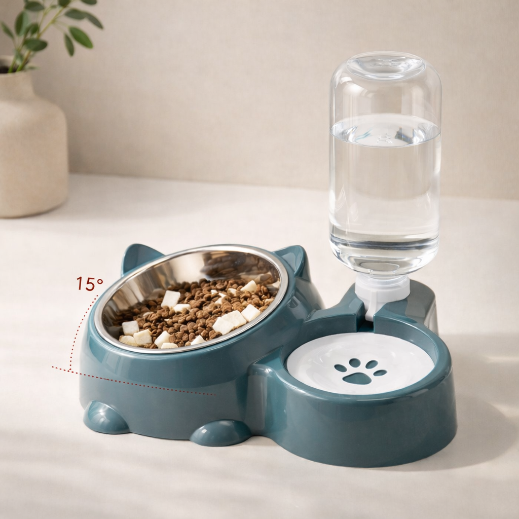 PureFlow Elevated Pet Dining Station