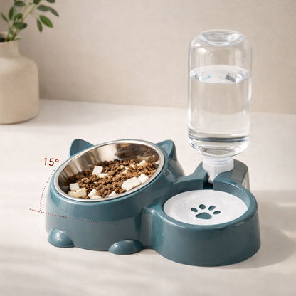 PureFlow Elevated Pet Dining Station