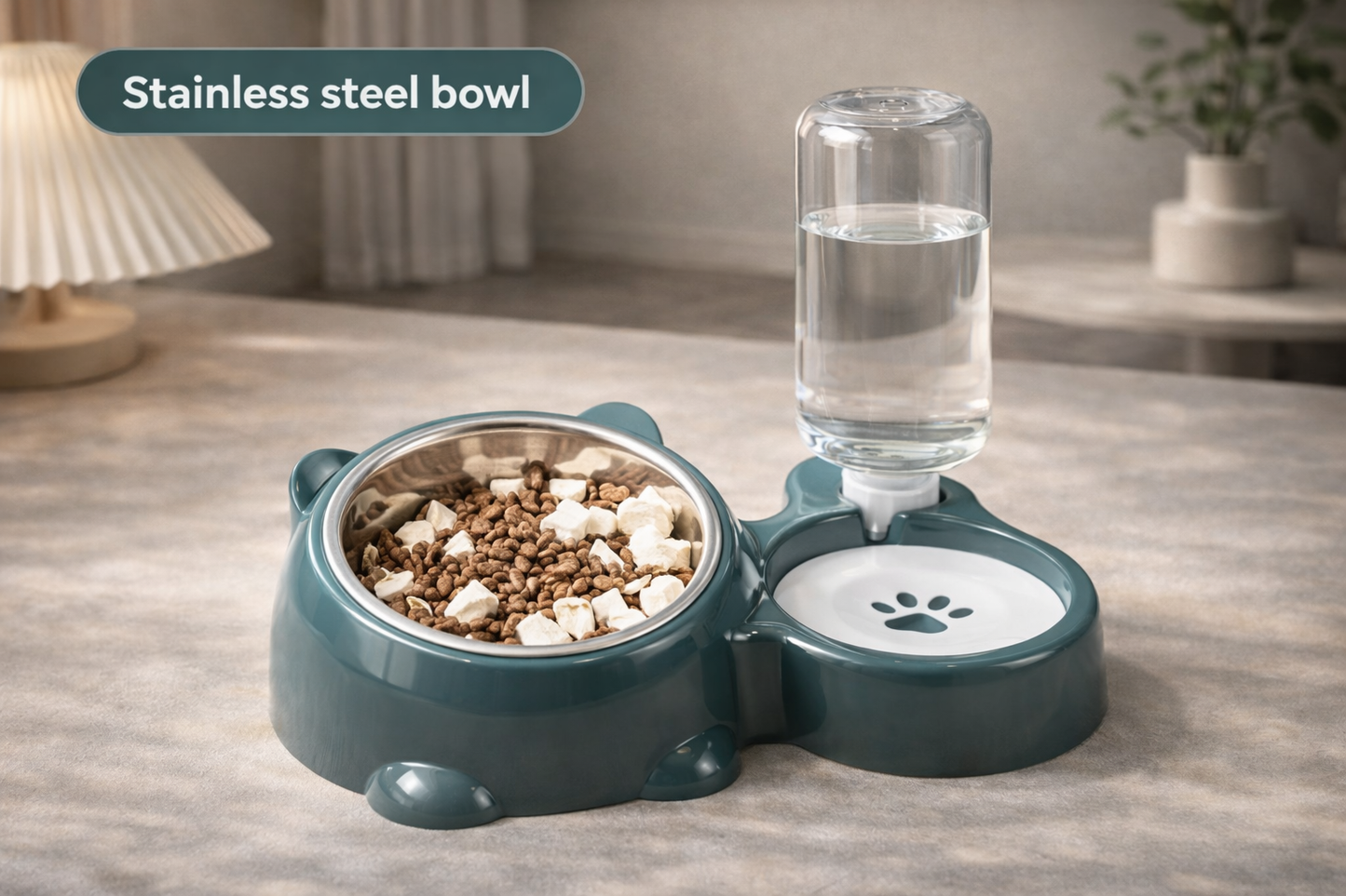 PureFlow Elevated Pet Dining Station