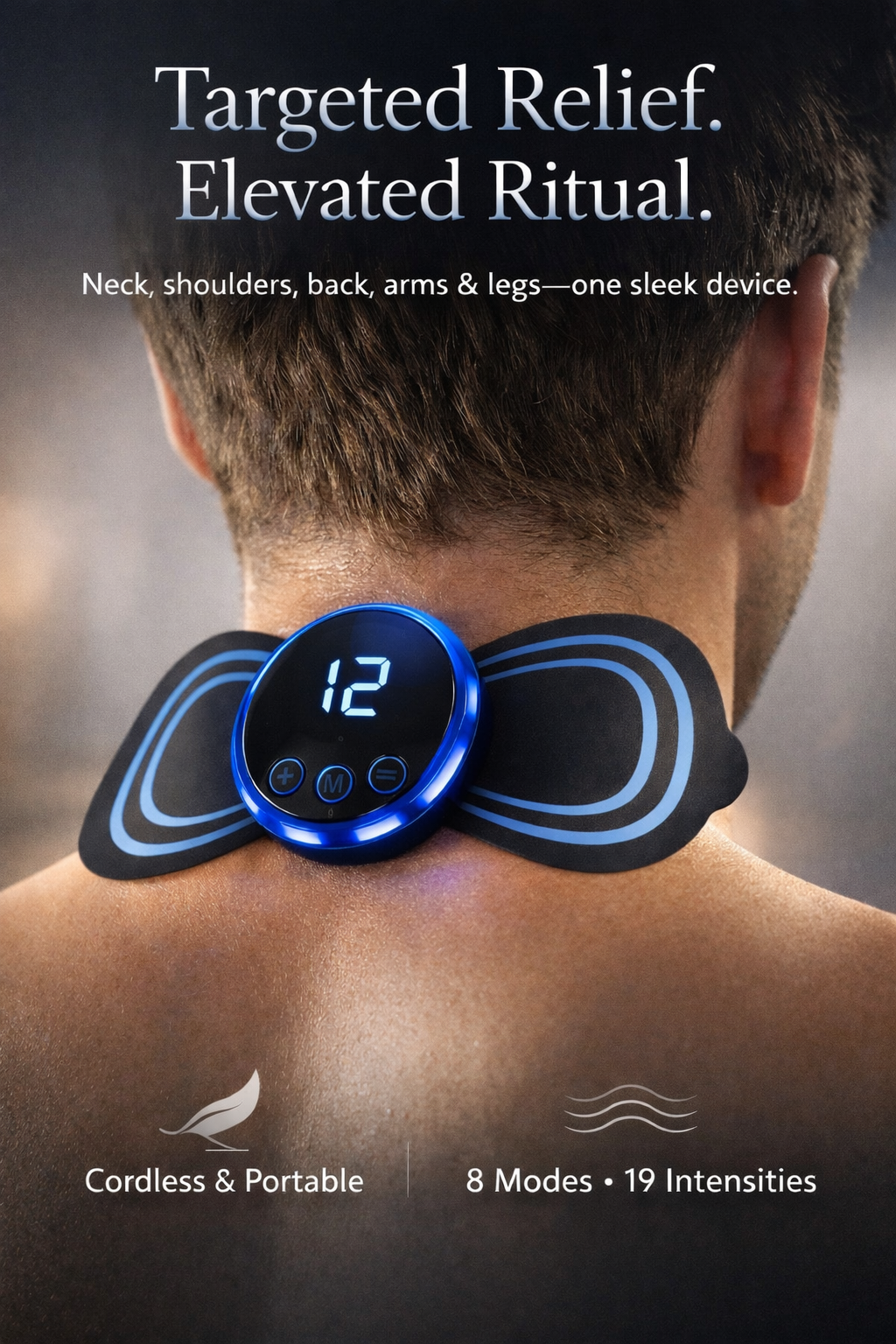 Pulse™ Luxe Neck & Body Sculpt Massager (EMS Microcurrent Pad)