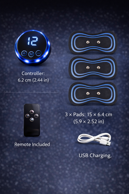 Pulse™ Luxe Neck & Body Sculpt Massager (EMS Microcurrent Pad)