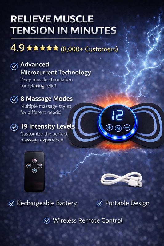 Pulse™ Luxe Neck & Body Sculpt Massager (EMS Microcurrent Pad)