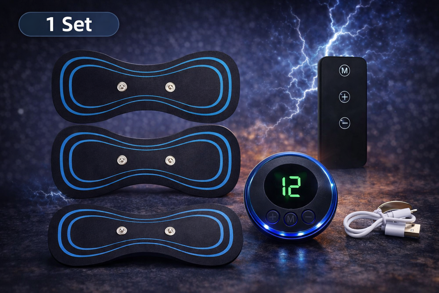 Pulse™ Luxe Neck & Body Sculpt Massager (EMS Microcurrent Pad)