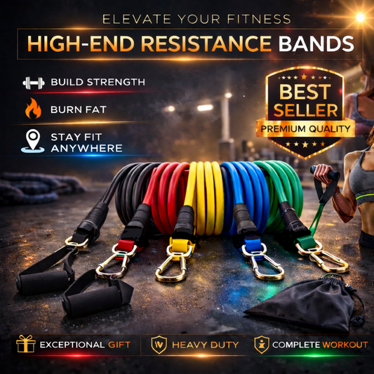 LuxeStrength™ Premium Resistance Band Kit